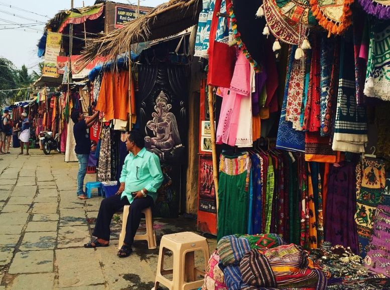 Hampi Bazaar, Hampi, Karnataka, Xplro