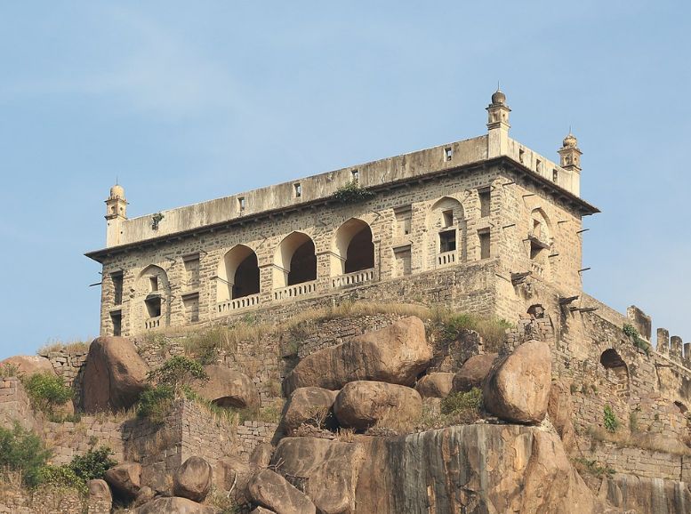 Bala Hisar Pavilion, Golconda Fort, Xplro, Telangana