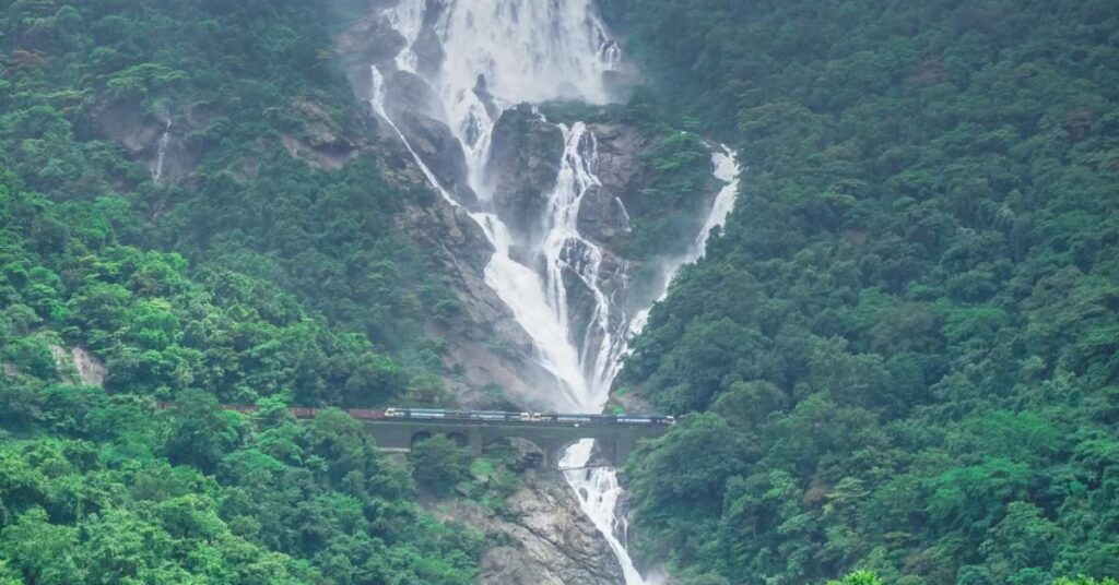 The Dudhsagar Waterfalls, Xplro, Goa