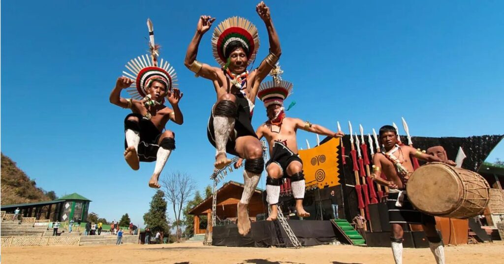 Hornbill FestivTraditional Naga Hutsal nagaland, Xplro