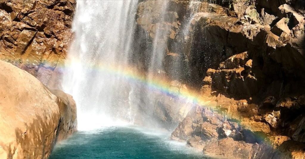 rainbow falls meghalaya, Xplro