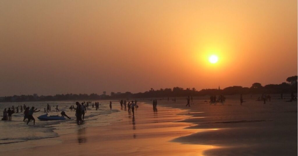 Sunrise and Sunset Views, Ghogla Beach, Xplro