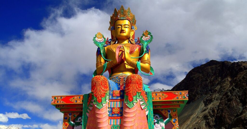 The Maitreya Buddha Statue, Diskit Monastery, Ladakh, Xplro