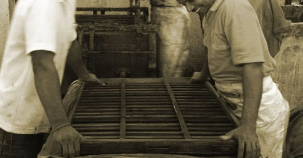 Traditional Paper-Making Process, At the Sri Aurobindo Handmade Paper Factory, Xplro