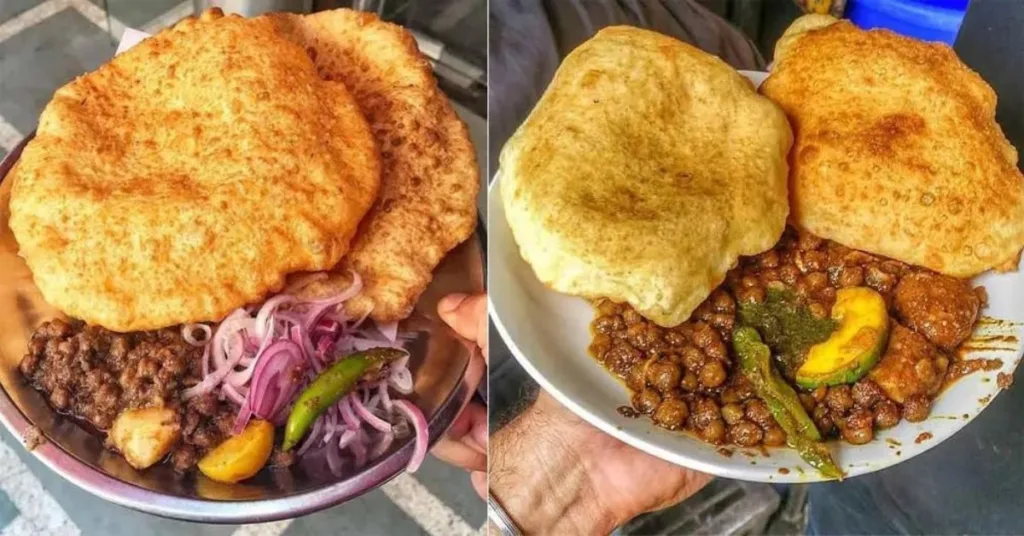 Chole Bhature delhi street food, Xplro