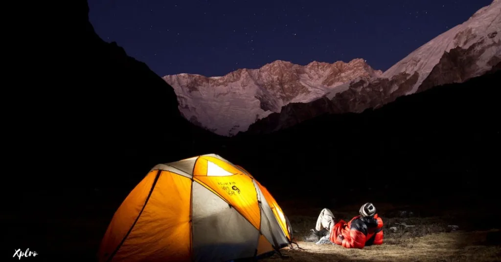 Camping in the Himalayas, Xplro