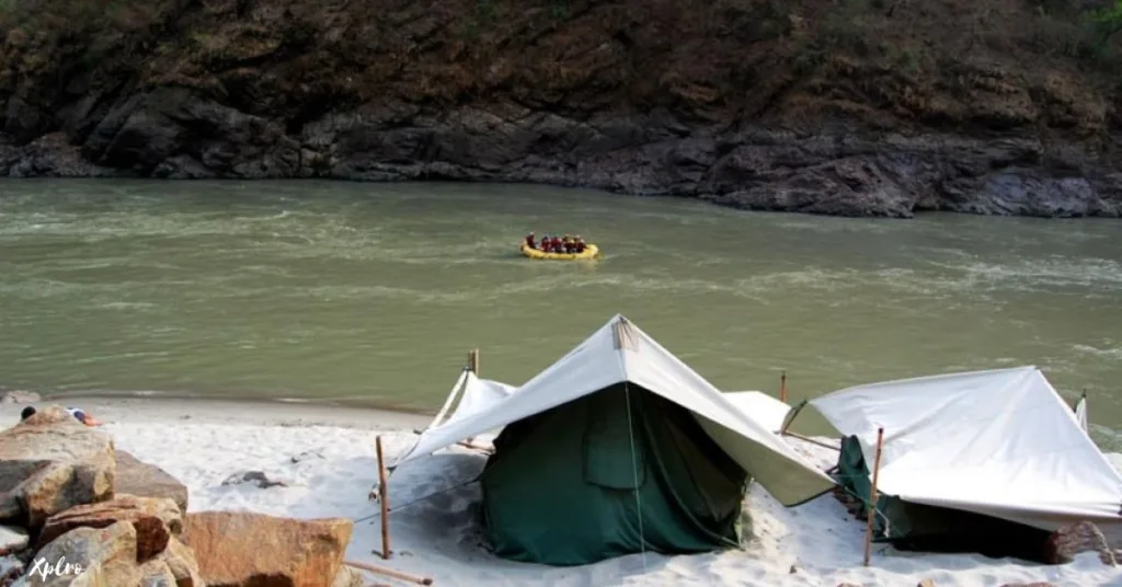 camping in Rishikesh, Uttarakhand, Xplro