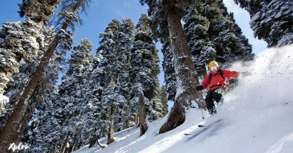 Skiing in Gulmarg, Xplro