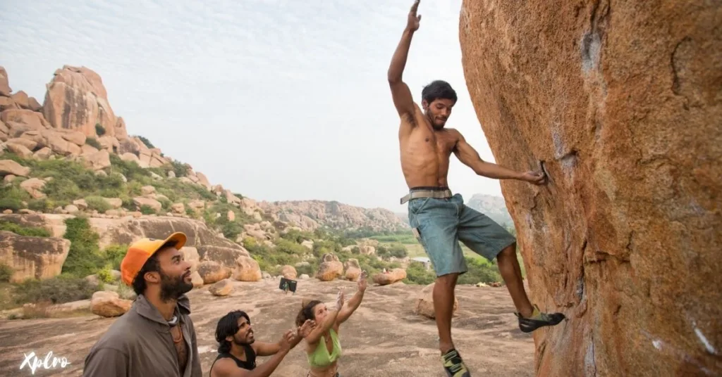 Rock Climbing in Hampi, Xplro, Adventure Experiences in India