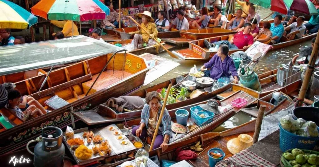 Damnoen Saduak Floating Market, Xplro