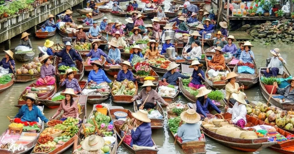 Tha Kha Floating Market, Xplro, Top Floating Markets in Thailand