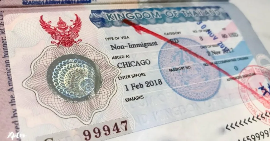 Non-Immigrant Visa thailand, Xplro