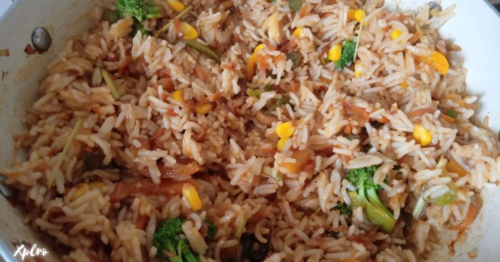 Khao Pad Jay (Vegetarian Fried Rice), Xplro