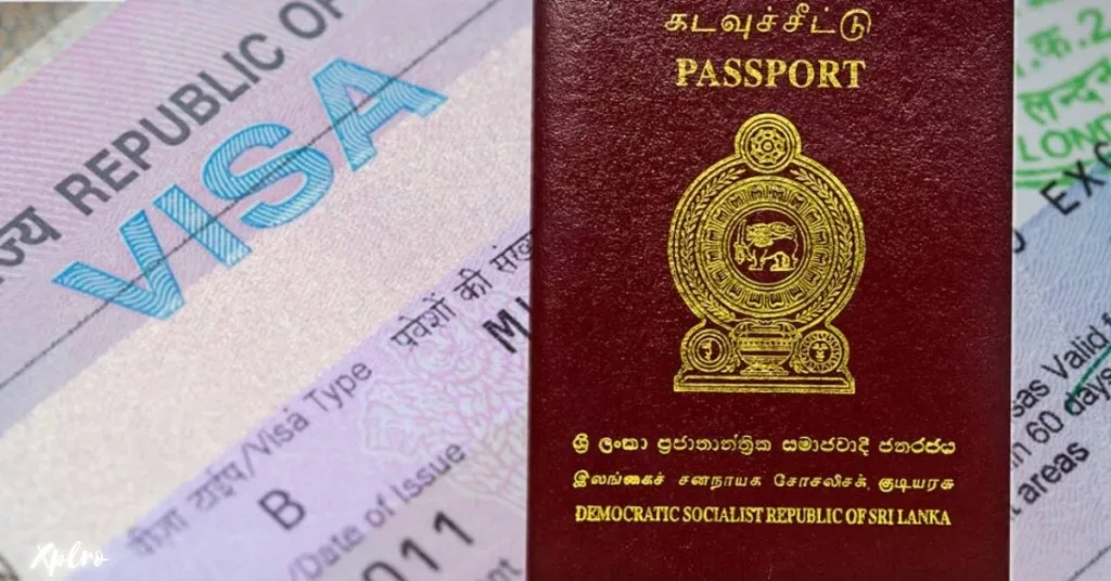 tourist visa for sri lanka from india, Xplro