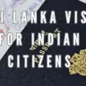 Sri Lanka Visa for Indian Citizens