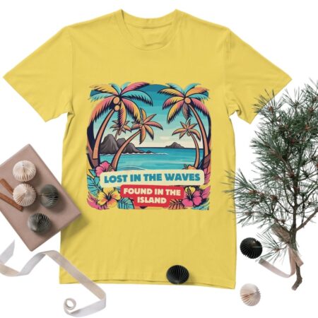 Island Beach Quote Classic Crew T-Shirt