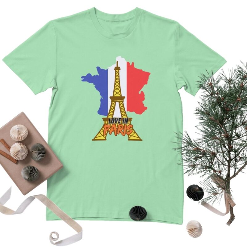 World Landmark Love in Paris Classic Crew T-Shirt