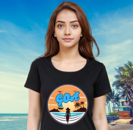 Goa Sunrise – Female Classic Crew T-Shirt