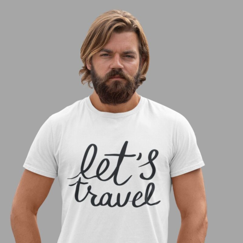 Let’s Travel Men Classic Crew T-Shirt