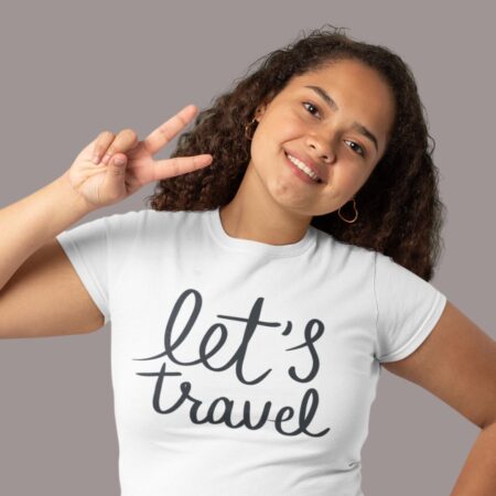 Let’s Travel Women Classic Crew T-Shirt