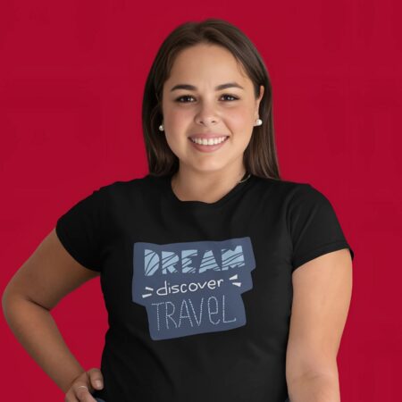 Dream Discover Travel Women Classic Crew T-Shirt