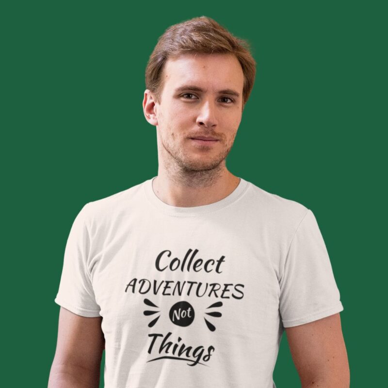 Collect Adventures, Not Things – Men’s Classic Crew T-Shirt | Live the Journey