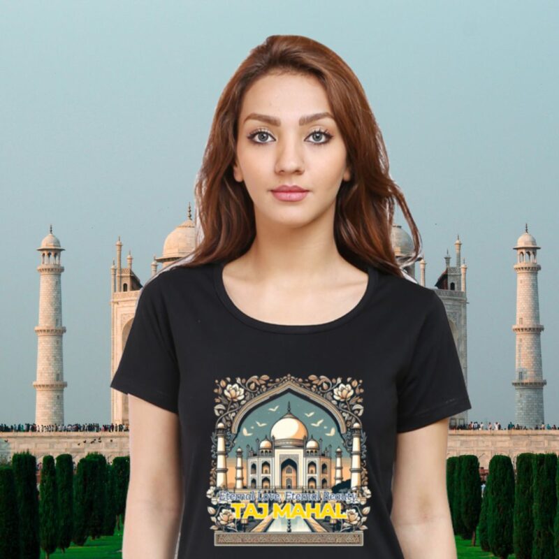 Taj Mahal, Agra – Women Classic Crew T-Shirt