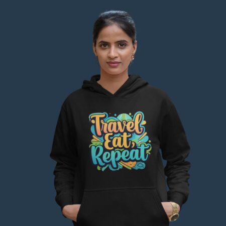 Travel Eat Repeat Women Hoodie