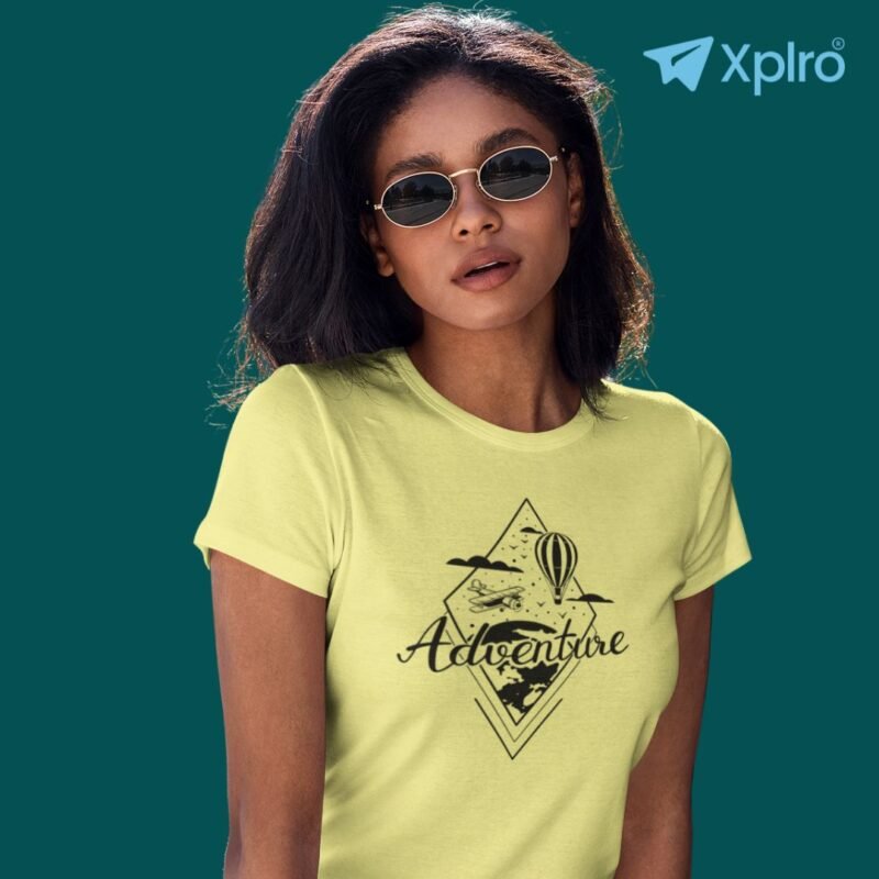 Adventure Simplistic Women Classic Crew T-Shirt
