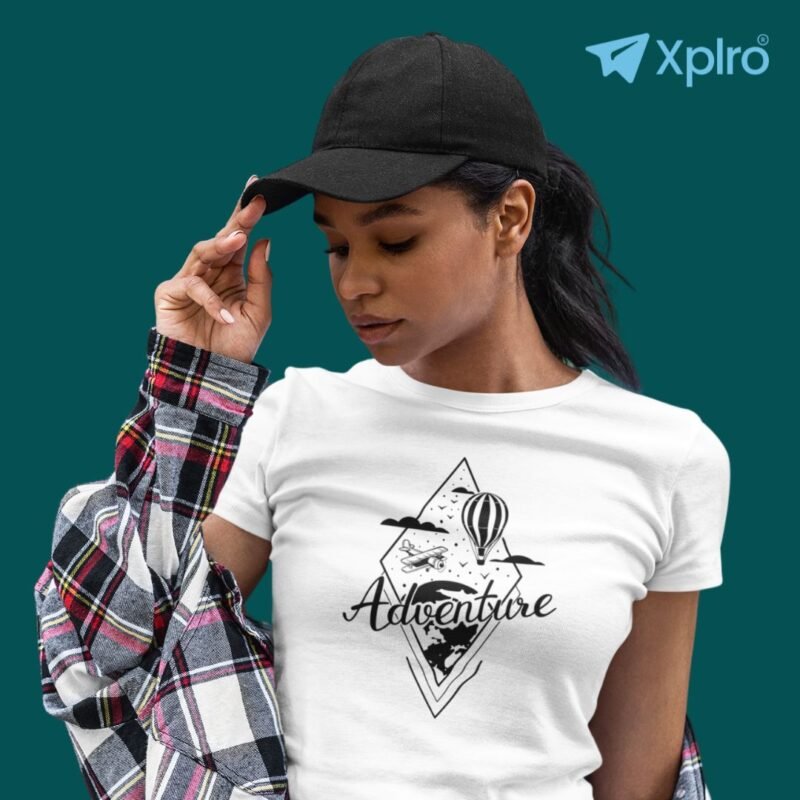 Adventure Simplistic Women Classic Crew T-Shirt