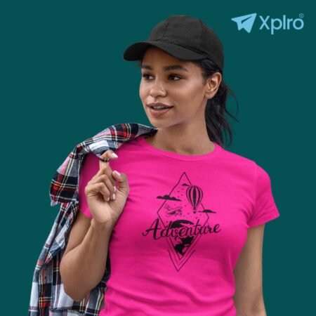 Adventure Simplistic Women Classic Crew T-Shirt