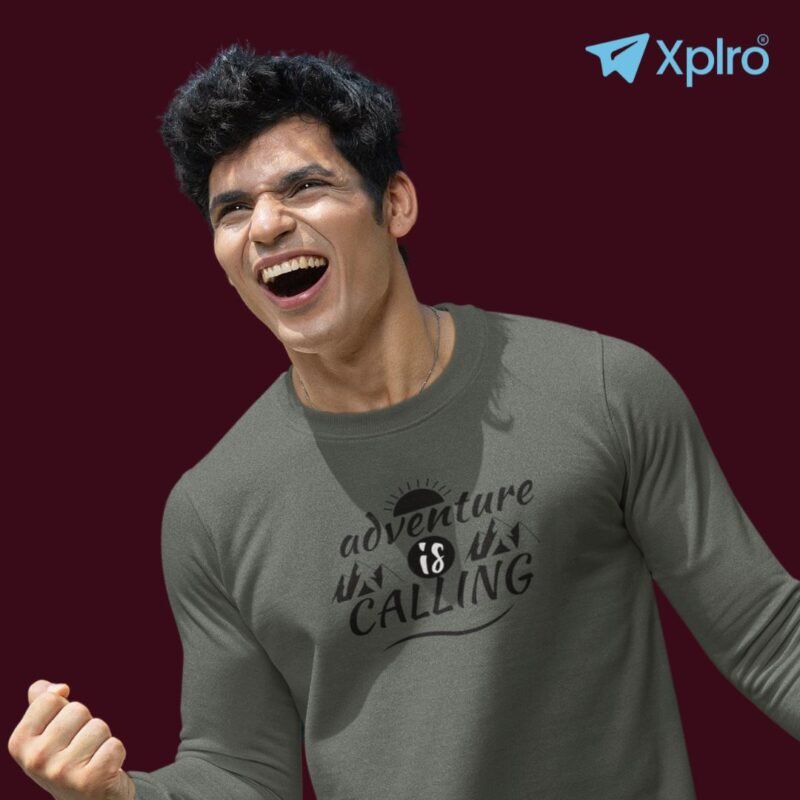 Adventure is Calling Men Sweatshirt