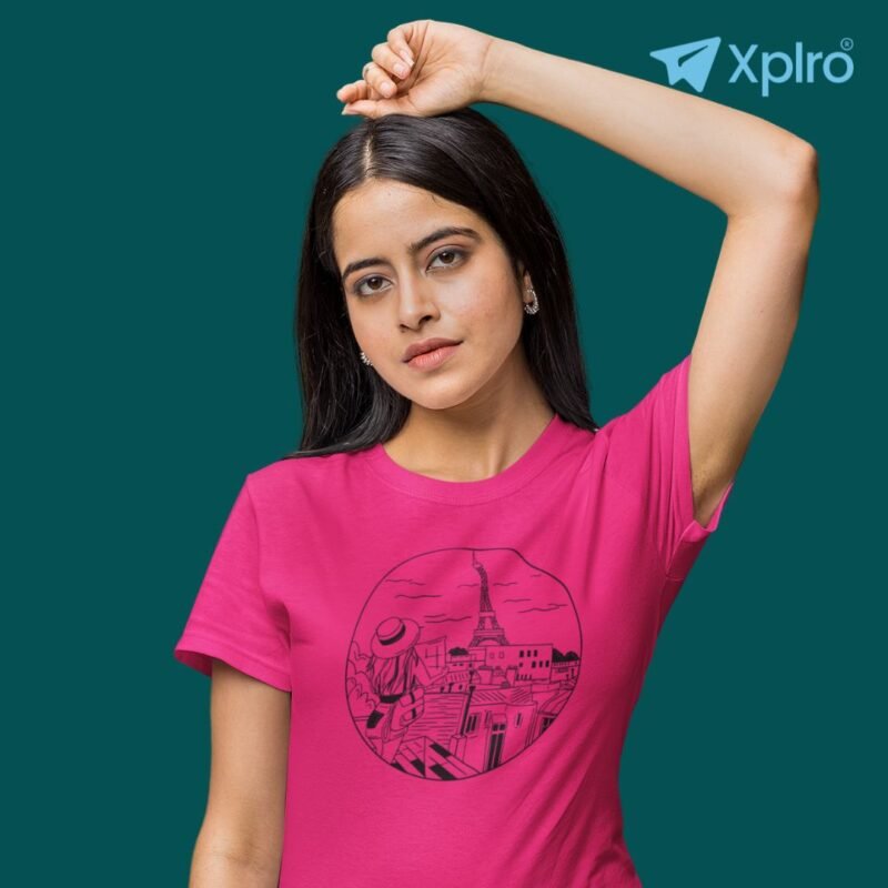 City Explorer Girl Women Classic Crew T-Shirt
