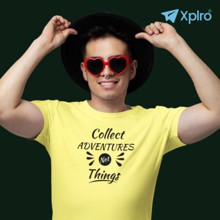 Collect Adventures, Not Things – Men’s Classic Crew T-Shirt | Live the Journey
