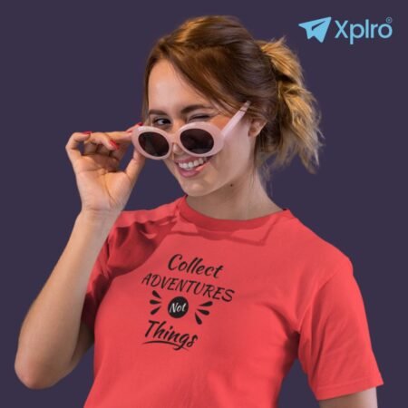 Collect Adventures, Not Things – Women’s Classic Crew T-Shirt