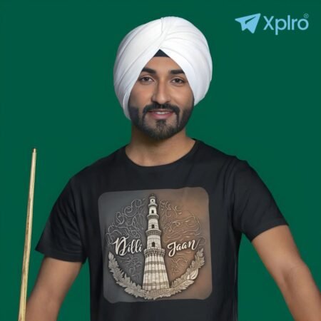 Delhi Meri Jaan Men Classic Crew T-Shirt