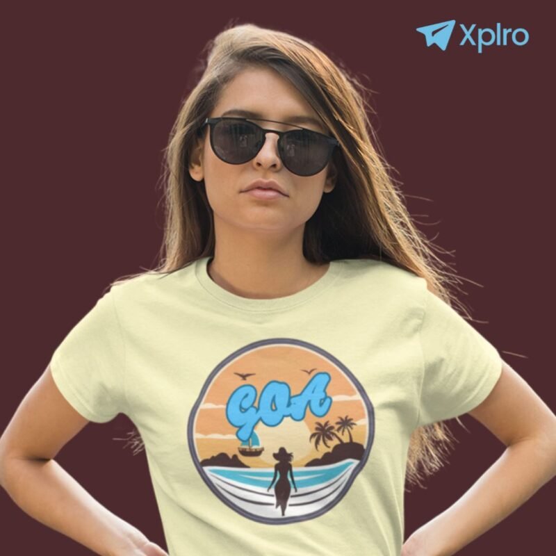 Goa Sunrise – Female Classic Crew T-Shirt