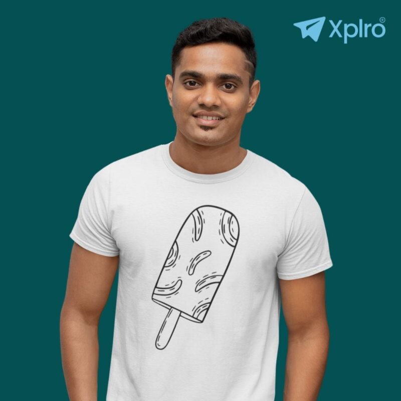 Ice-Cream Bar Men Classic Crew T-Shirt