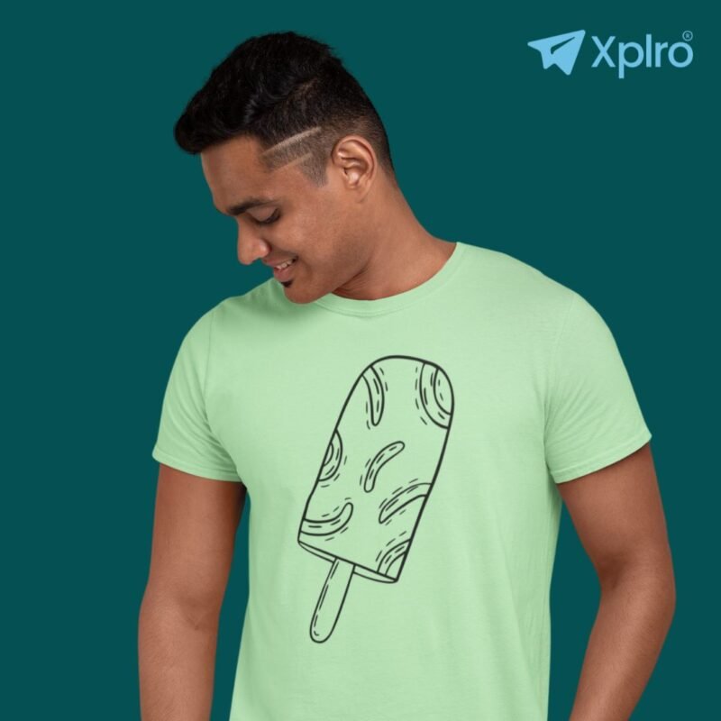 Ice-Cream Bar Men Classic Crew T-Shirt