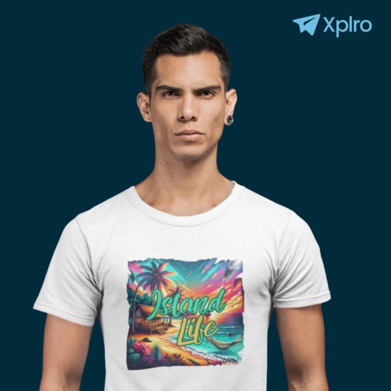 Island Gateways Men Classic Crew T-Shirt