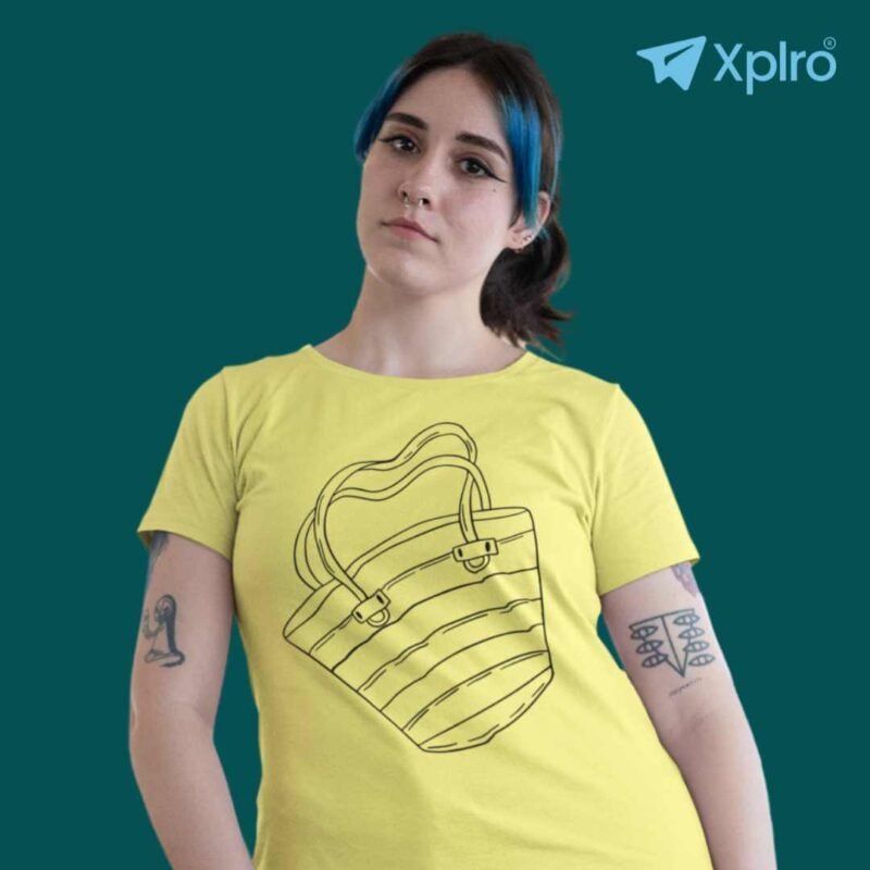 Ladies Travel Bag Women Classic Crew T-Shirt