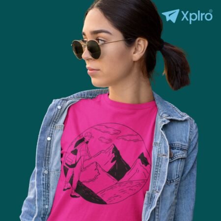 Mountain Explorer Girl Women Classic Crew T-Shirt
