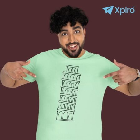 Pisa Perspective Men Classic Crew T-Shirt
