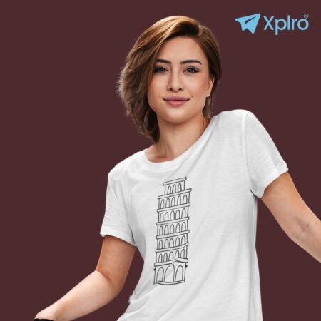 Pisa Perspective Women Classic Crew T-Shirt