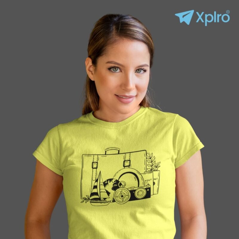 Ready for Travel Girl – Women Classic Crew T-Shirt