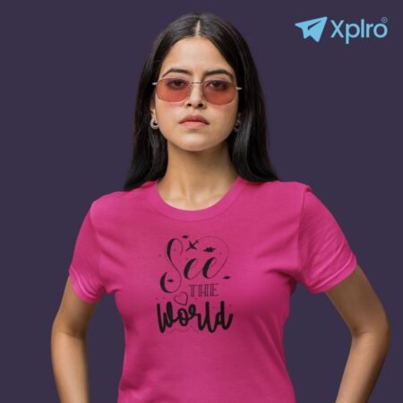 See The World Women Classic Crew T-Shirt | Wander Without Limits