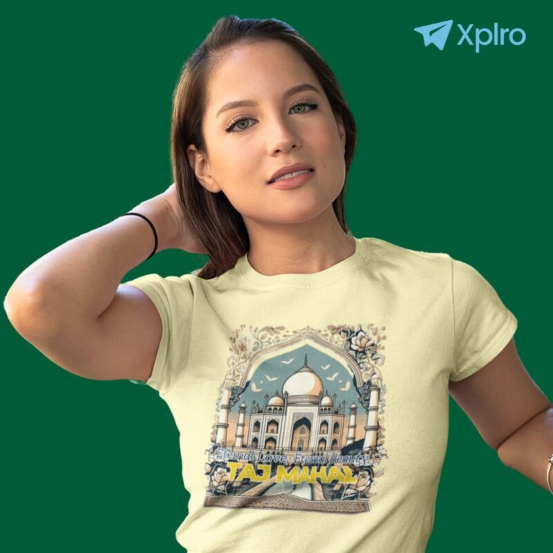 Taj Mahal, Agra – Women Classic Crew T-Shirt