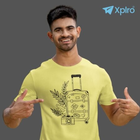 Travel Backpack Men Classic Crew T-Shirt