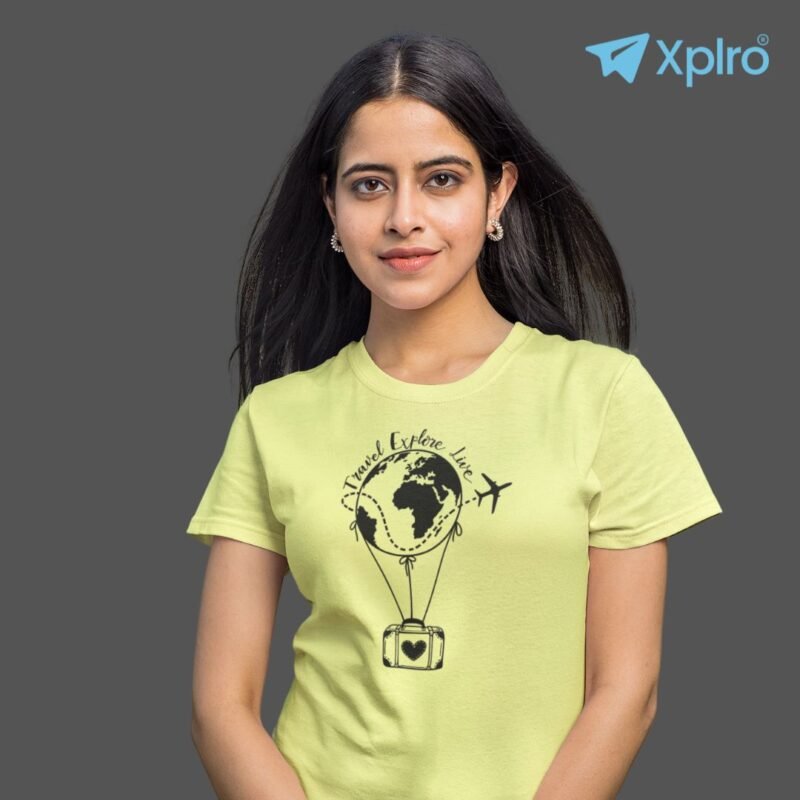 Travel Explore Live Women Classic Crew T-Shirt