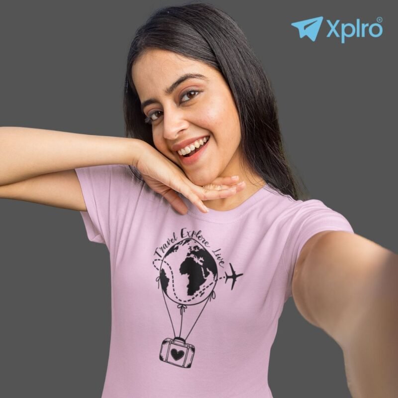 Travel Explore Live Women Classic Crew T-Shirt